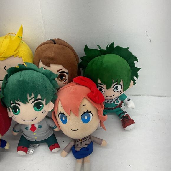 Random Mixed Anime Cartoon Character Plush Dolls Natsuki My Hero Academia Etc - Picture 2 of 7